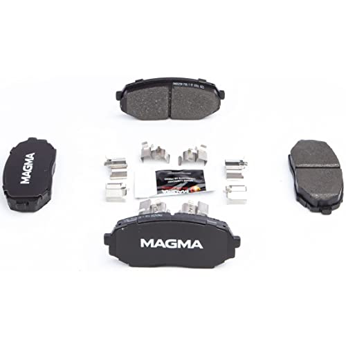 MAGMA Premium PMD525M Semi-Metallic Brake Pads, Front