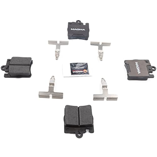 MAGMA Premium PMD876C Ceramic Brake Pads, Rear