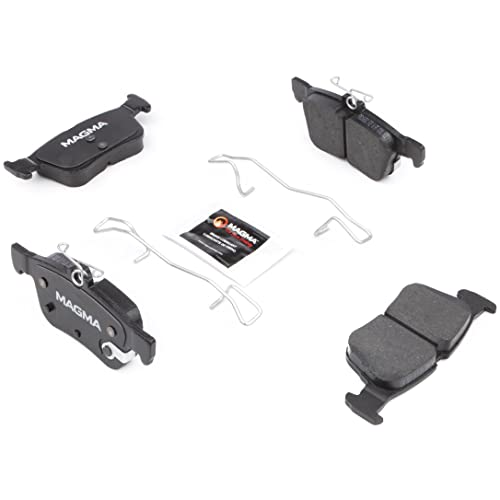 MAGMA Premium PMD1665C Ceramic Brake Pads, Rear