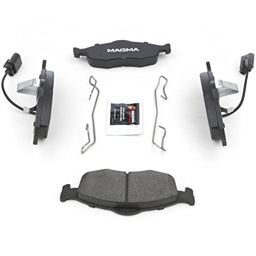 MAGMA Premium PMD801M Semi-Metallic Brake Pads, Front