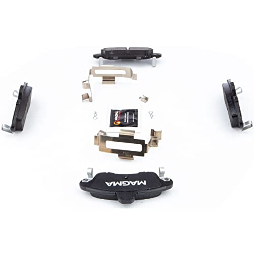 MAGMA Premium PMD899M Semi-Metallic Brake Pads, Rear