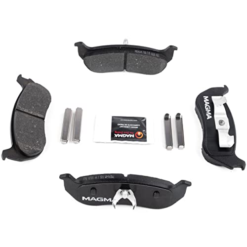 MAGMA Premium PMD964M Semi-Metallic Brake Pads, Rear