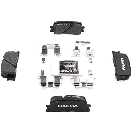 MAGMA Premium PMD885AC Ceramic Brake Pads, Rear