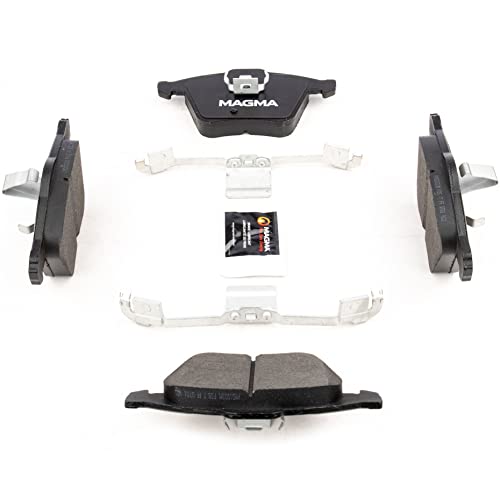 MAGMA Premium PMD1003M Semi-Metallic Brake Pads, Front