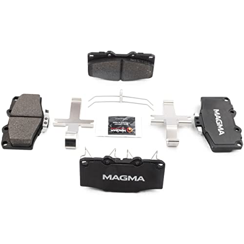 MAGMA Premium PMD410M Semi-Metallic Brake Pads, Front