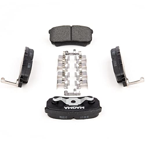 MAGMA Premium PMD1037C Ceramic Brake Pads, Rear