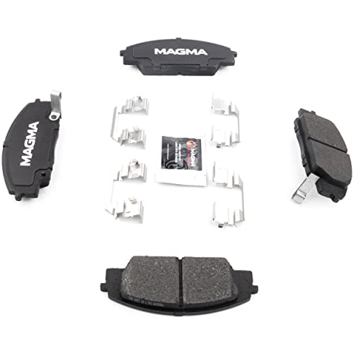 MAGMA Premium PMD829M Semi-Metallic Brake Pads, Front