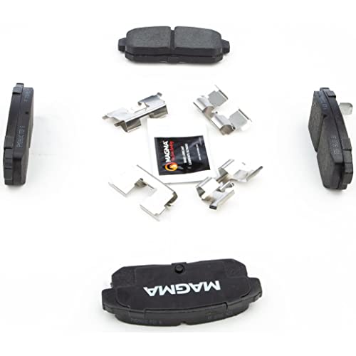 MAGMA Premium PMD900C Ceramic Brake Pads, Rear