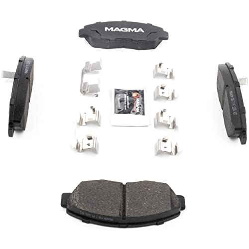 MAGMA Premium PMD465M Semi-Metallic Brake Pads, Front