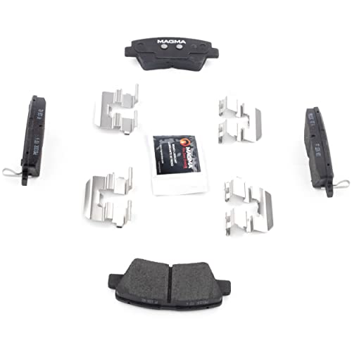 MAGMA Premium PMD1313C Ceramic Brake Pads, Rear