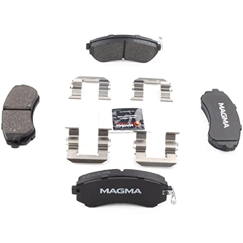 MAGMA Premium PMD422M Semi-Metallic Brake Pads, Front