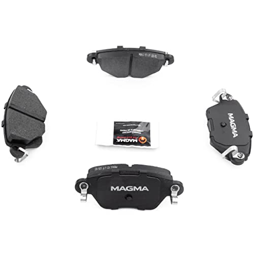 MAGMA Premium PMD911C Ceramic Brake Pads, Rear