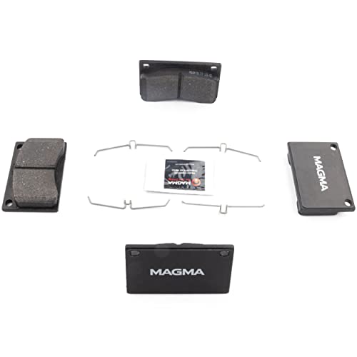 MAGMA Premium PMD43M Semi-Metallic Brake Pads, Front