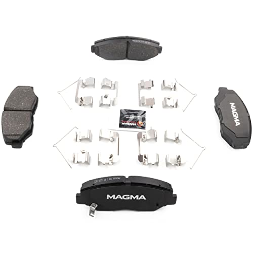 MAGMA Premium PMD914M Semi-Metallic Brake Pads, Front