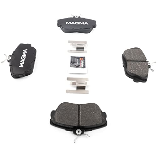 MAGMA Premium PMD598M Semi-Metallic Brake Pads, Front