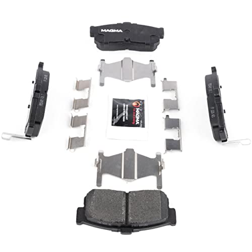 MAGMA Premium PMD540M Semi-Metallic Brake Pads, Rear