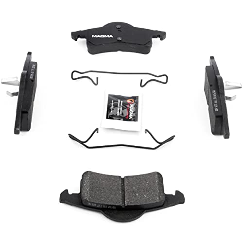 MAGMA Premium PMD791M Semi-Metallic Brake Pads, Rear