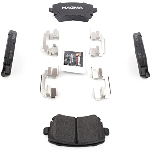 MAGMA Premium PMD1018C Ceramic Brake Pads, Rear