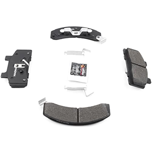 MAGMA Premium PMD215M Semi-Metallic Brake Pads, Front
