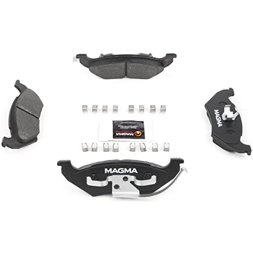 MAGMA Premium PMD544M Semi-Metallic Brake Pads, Rear