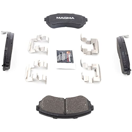 MAGMA Premium PMD422M Semi-Metallic Brake Pads, Front
