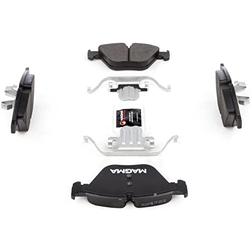 MAGMA Premium PMD1260M Semi-Metallic Brake Pads, Front