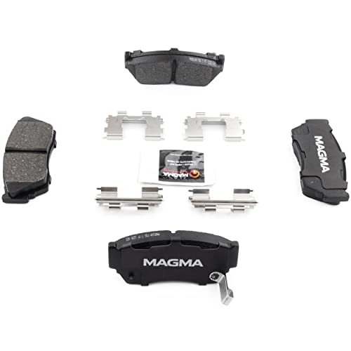 MAGMA Premium PMD510M Semi-Metallic Brake Pads, Front