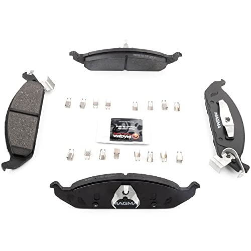 MAGMA Premium PMD650M Semi-Metallic Brake Pads, Front