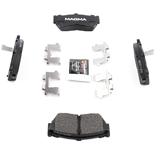 MAGMA Premium PMD510M Semi-Metallic Brake Pads, Front