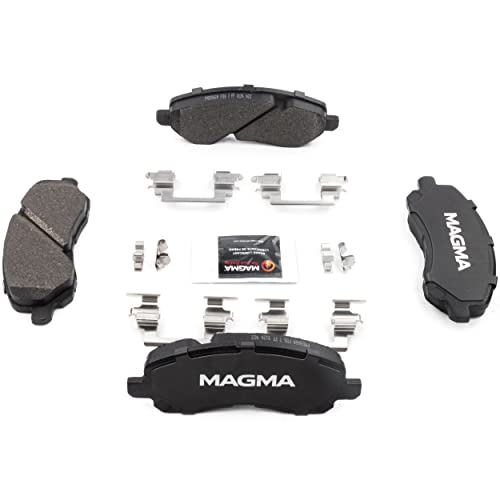 MAGMA Premium PMD866M Semi-Metallic Brake Pads, Front