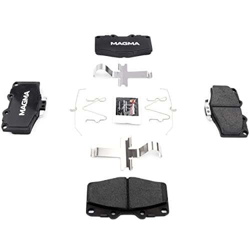 MAGMA Premium PMD410C Ceramic Brake Pads, Front