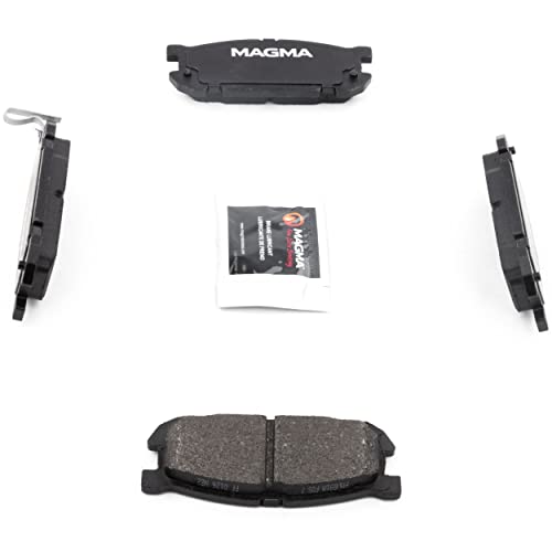 MAGMA Premium PMD891M Semi-Metallic Brake Pads, Rear
