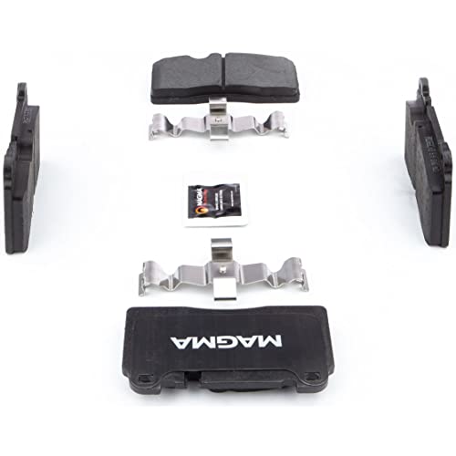 MAGMA Premium PMD1663C Ceramic Brake Pads, Front