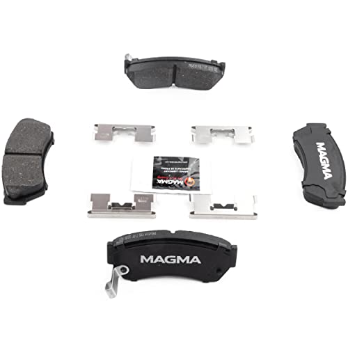 MAGMA Premium PMD451M Semi-Metallic Brake Pads, Front