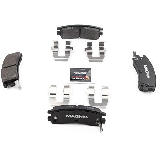 MAGMA Premium PMD714M Semi-Metallic Brake Pads, Rear