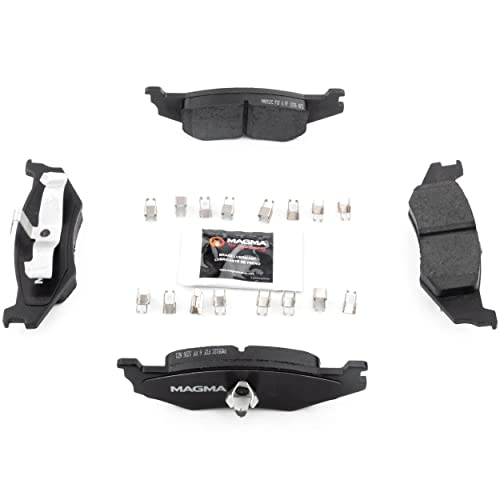 MAGMA Premium PMD512C Ceramic Brake Pads, Rear
