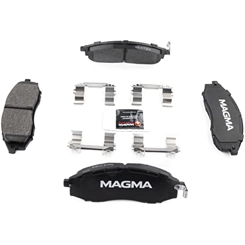 MAGMA Premium PMD830M Semi-Metallic Brake Pads, Front