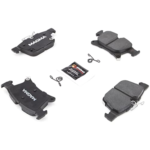 MAGMA Premium PMD1901C Ceramic Brake Pads, Rear