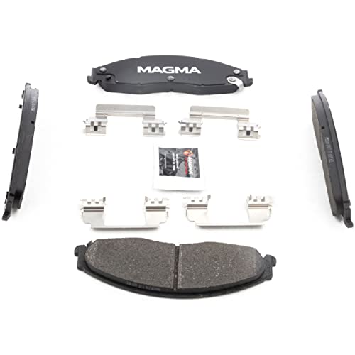 MAGMA Premium PMD921M Semi-Metallic Brake Pads, Front