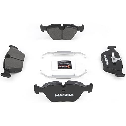 MAGMA Premium PMD394M Semi-Metallic Brake Pads, Front