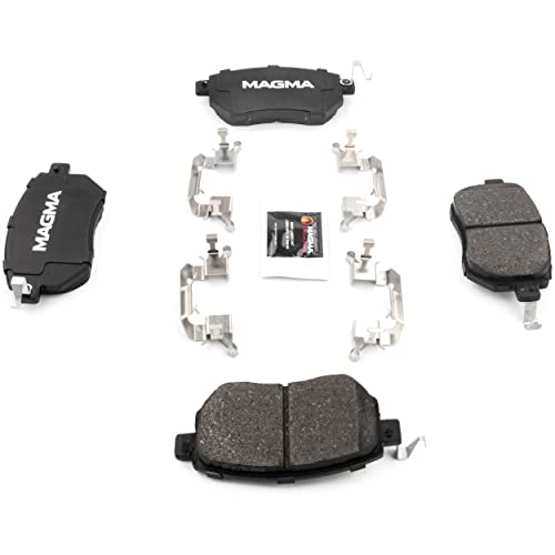 MAGMA Premium PMD969M Semi-Metallic Brake Pads, Front