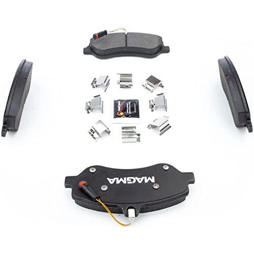 MAGMA Premium PMD1406M Semi-Metallic Brake Pads, Front