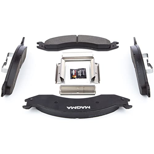 MAGMA Premium PMD557M Semi-Metallic Brake Pads, Front