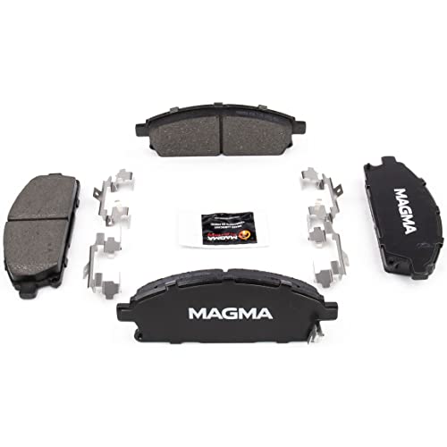 MAGMA Premium PMD855M Semi-Metallic Brake Pads, Front