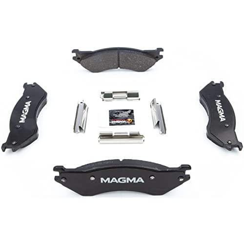 MAGMA Premium PMD842M Semi-Metallic Brake Pads, Front