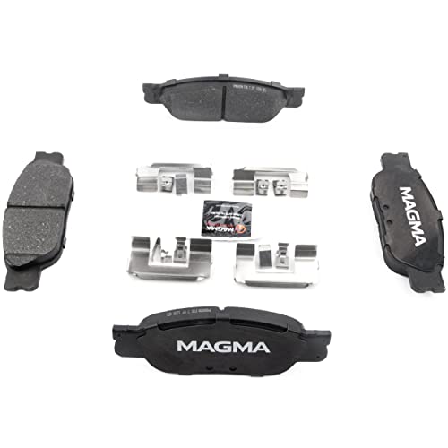 MAGMA Premium PMD805M Semi-Metallic Brake Pads, Front