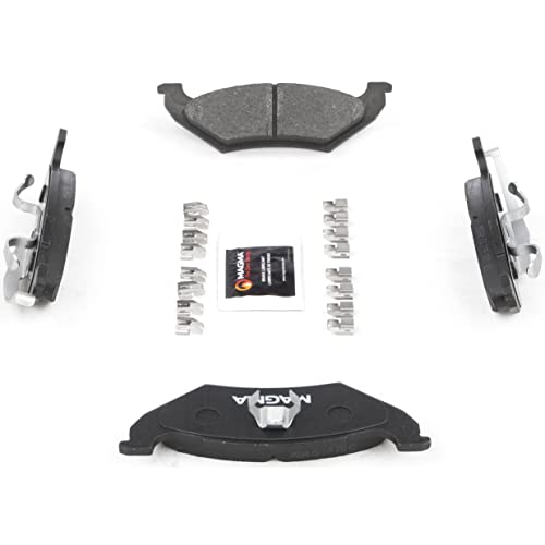 MAGMA Premium PMD544M Semi-Metallic Brake Pads, Rear