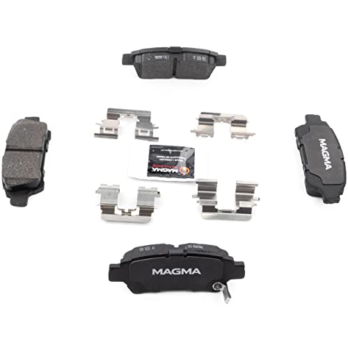 MAGMA Premium PMD995M Semi-Metallic Brake Pads, Rear