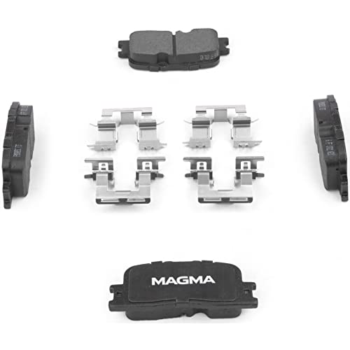 MAGMA Premium PMD885C Ceramic Brake Pads, Rear