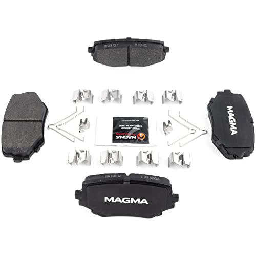 MAGMA Premium PMD680M Semi-Metallic Brake Pads, Front